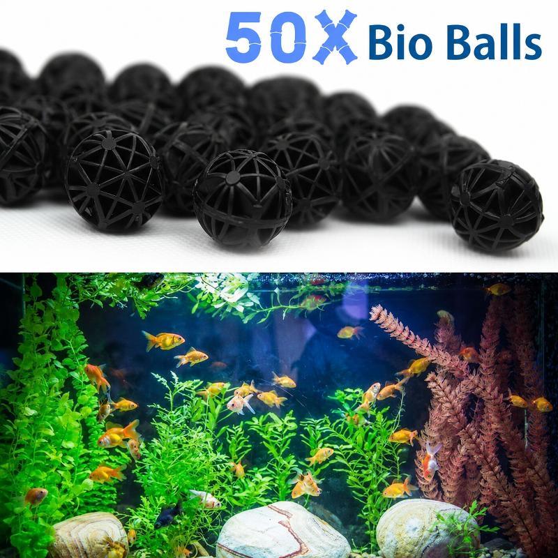 Ocean Aquarium - 50Pcs 16mm Aquarium Bio Filter Balls