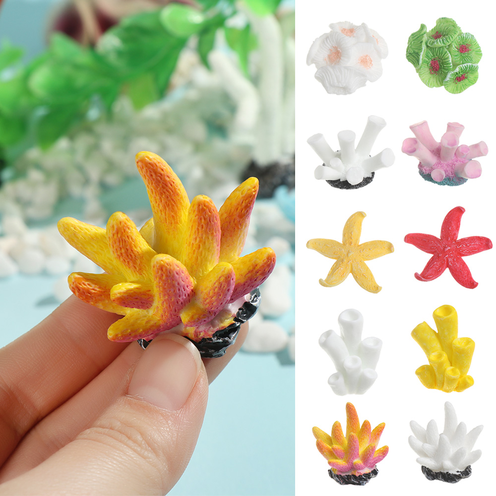 Artificial Coral Fish Tank Orn - Reef Aquarium ulasan dan harga