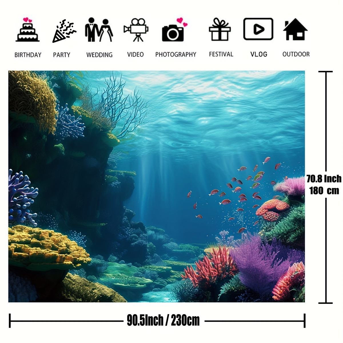 1pc Underwater Coral Reef Fish - Reef Aquarium ulasan dan harga
