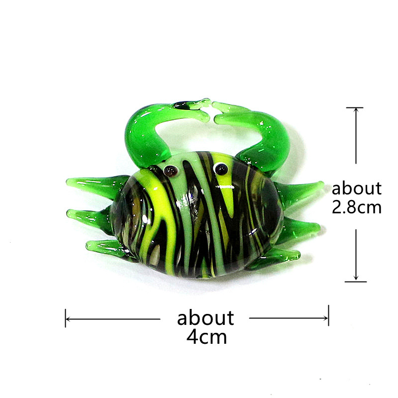 Handmade Cute Mini Glass Crab  - Marine Aquarium ulasan dan harga